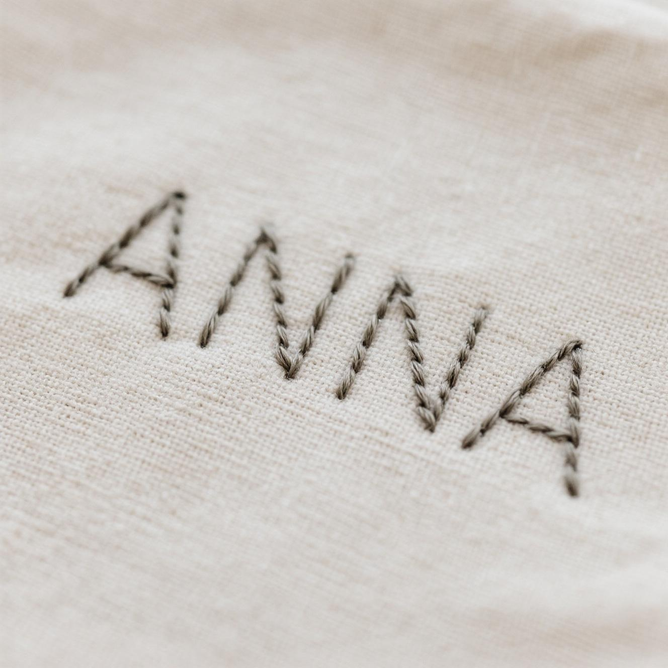Textile flat embroidery